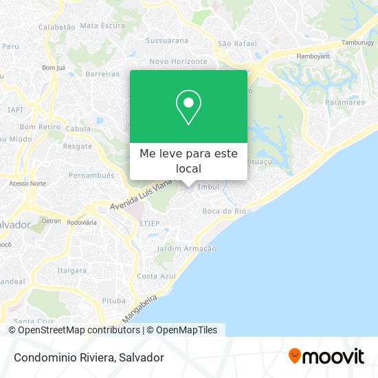Condominio Riviera mapa