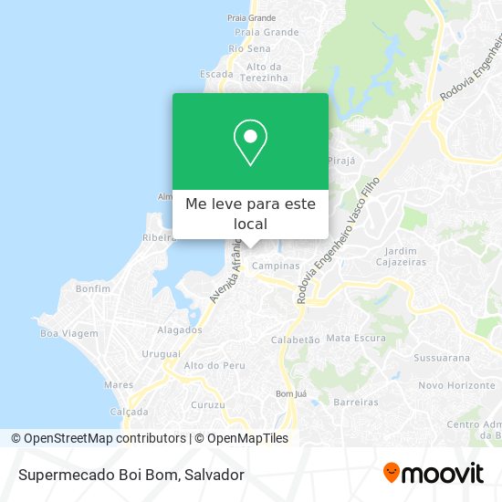 Supermecado Boi Bom mapa