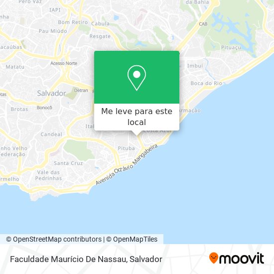 Faculdade Maurício De Nassau mapa