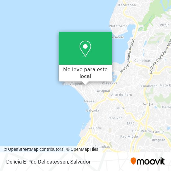 Delícia E Pão Delicatessen mapa