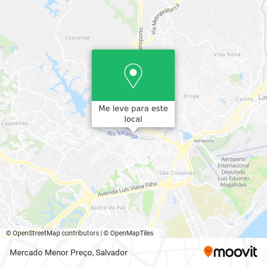 Mercado Menor Preço mapa