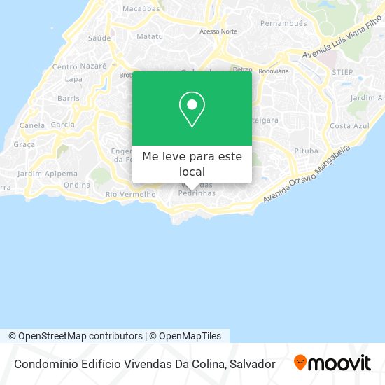Condomínio Edifício Vivendas Da Colina mapa