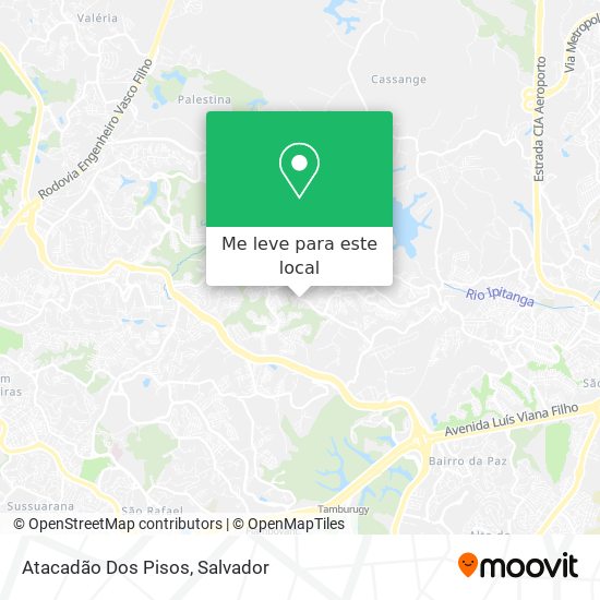 Atacadão Dos Pisos mapa