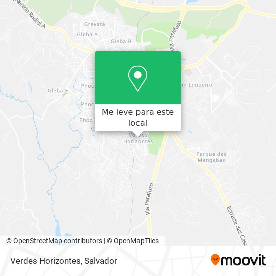Verdes Horizontes mapa