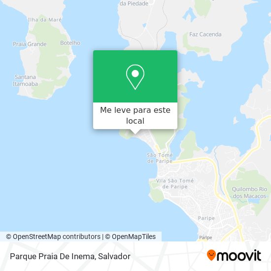Parque Praia De Inema mapa