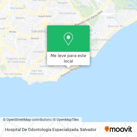 Hospital De Odontologia Especializada mapa
