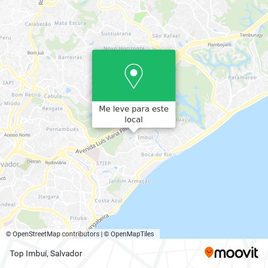 Top Imbuí mapa
