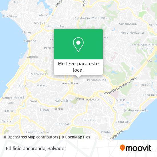 Edificio Jacarandá mapa