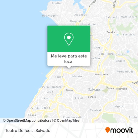 Teatro Do Iceia mapa