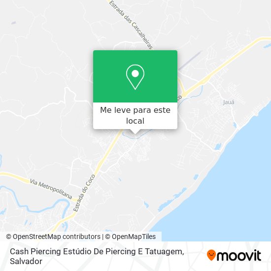 Cash Piercing Estúdio De Piercing E Tatuagem mapa