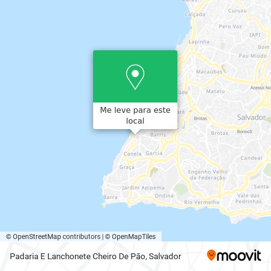 Padaria E Lanchonete Cheiro De Pão mapa