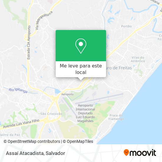 Assaí Atacadista mapa