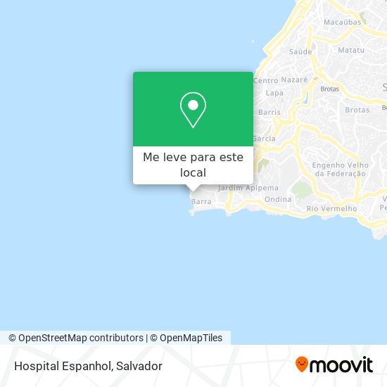 Hospital Espanhol mapa