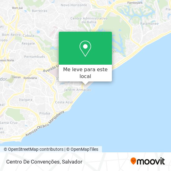 Centro De Convenções mapa