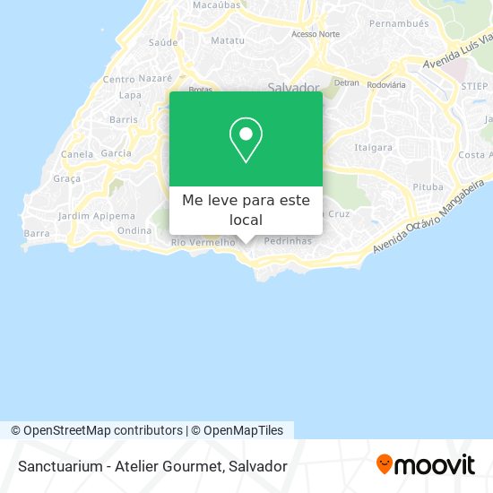 Sanctuarium - Atelier Gourmet mapa