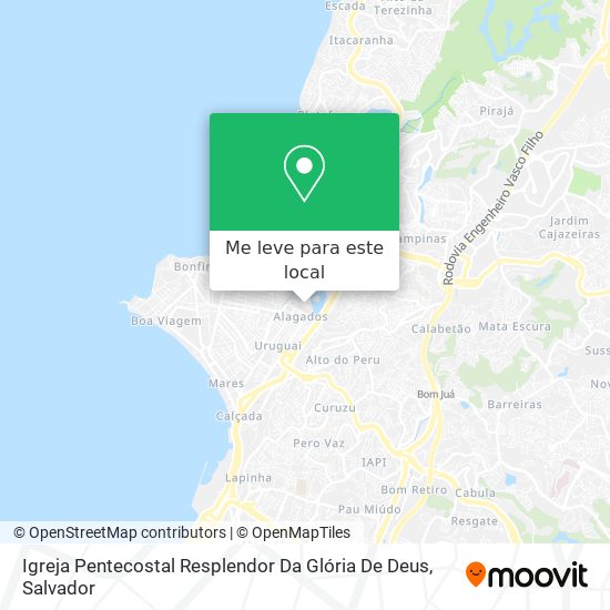 Igreja Pentecostal Resplendor Da Glória De Deus mapa