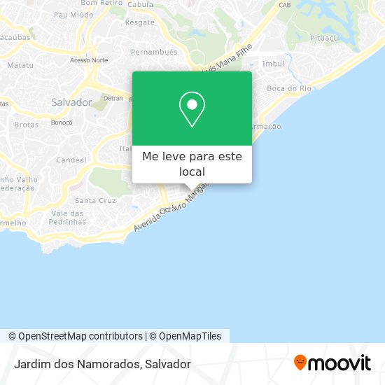 Jardim dos Namorados mapa