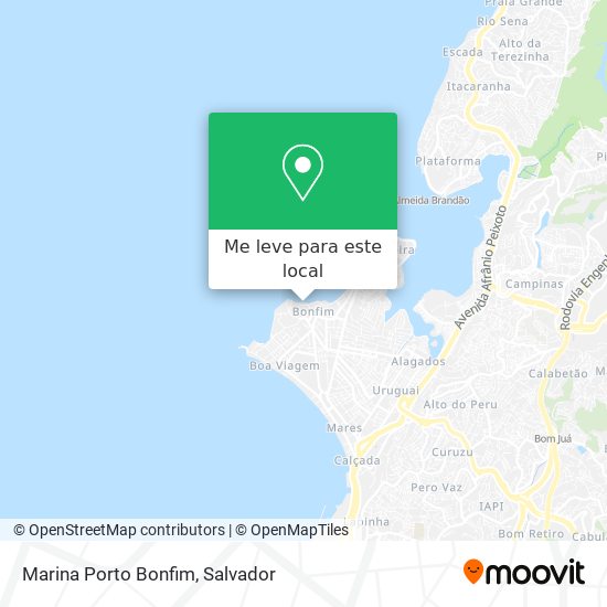 Marina Porto Bonfim mapa