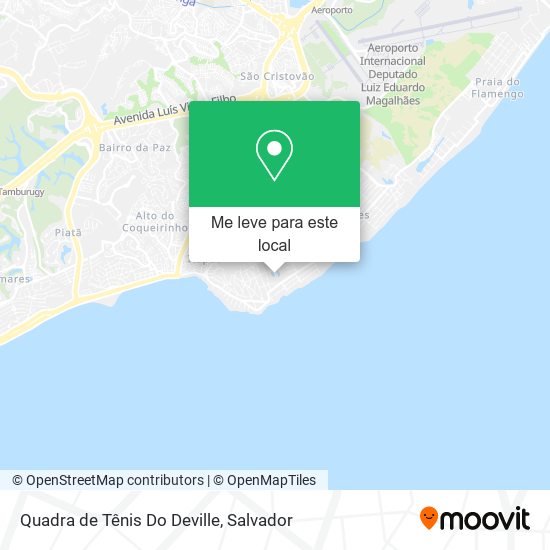 Quadra de Tênis Do Deville mapa