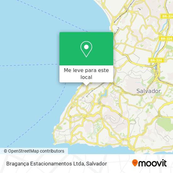 Bragança Estacionamentos Ltda mapa