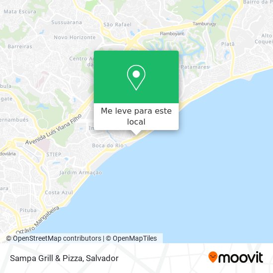 Sampa Grill & Pizza mapa