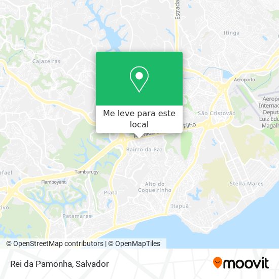 Rei da Pamonha mapa