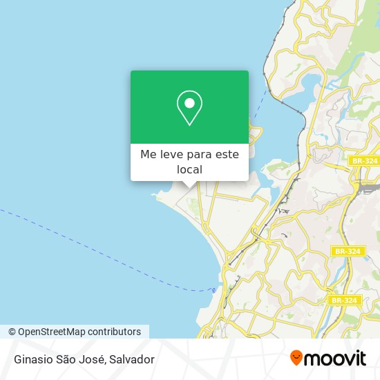 Ginasio São José mapa