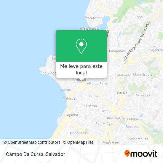 Campo Da Cursa mapa