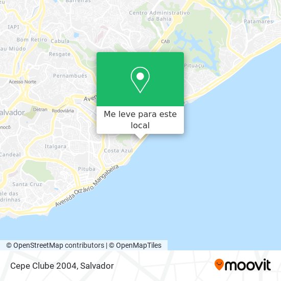 Cepe Clube 2004 mapa