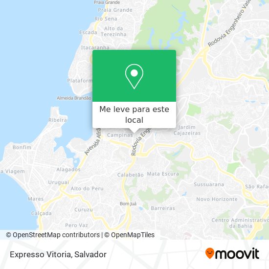 Expresso Vitoria mapa