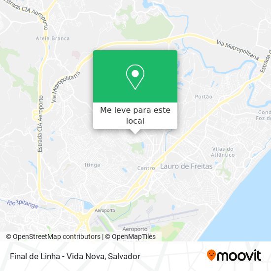 Final de Linha - Vida Nova mapa