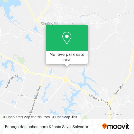 Espaço das unhas com Késsia Silva mapa