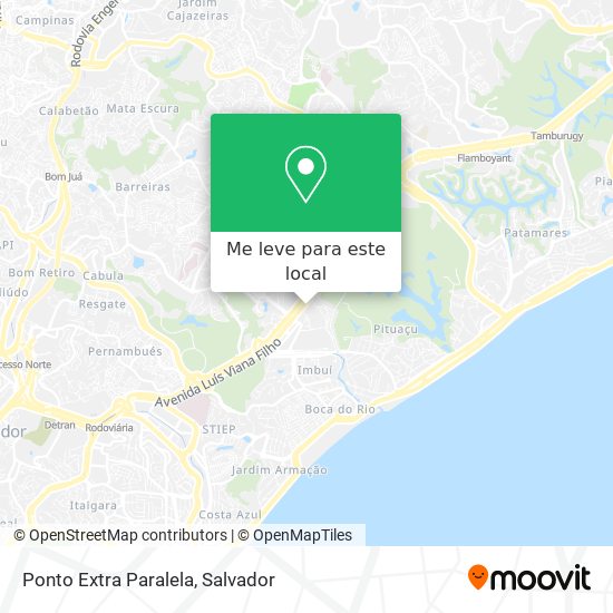 Ponto Extra Paralela mapa