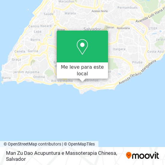 Man Zu Dao Acupuntura e Massoterapia Chinesa mapa