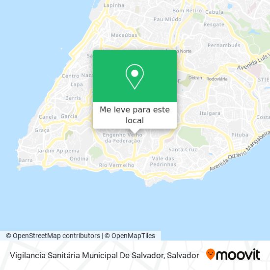 Vigilancia Sanitária Municipal De Salvador mapa