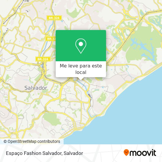 Espaço Fashion Salvador mapa