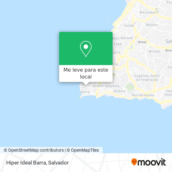 Hiper Ideal Barra mapa