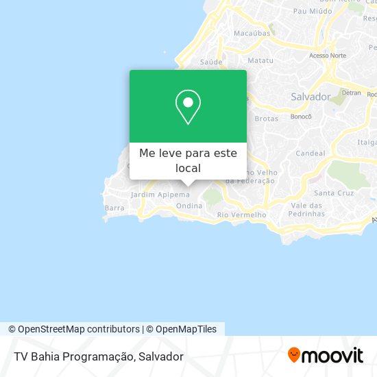 TV Bahia Programação mapa