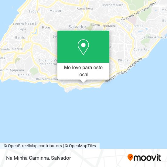 Na Minha Caminha mapa