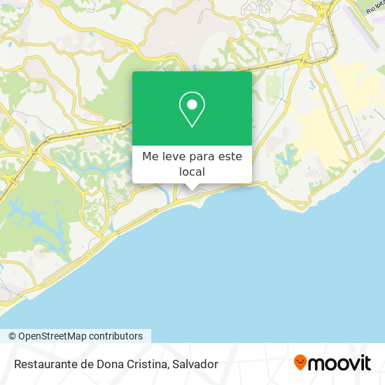 Restaurante de Dona Cristina mapa