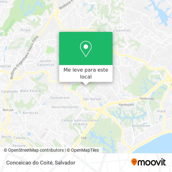 Conceicao do Coité mapa