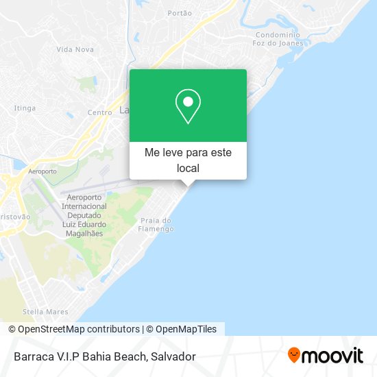 Barraca V.I.P Bahia Beach mapa