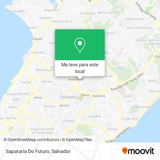 Sapataria Do Futuro mapa