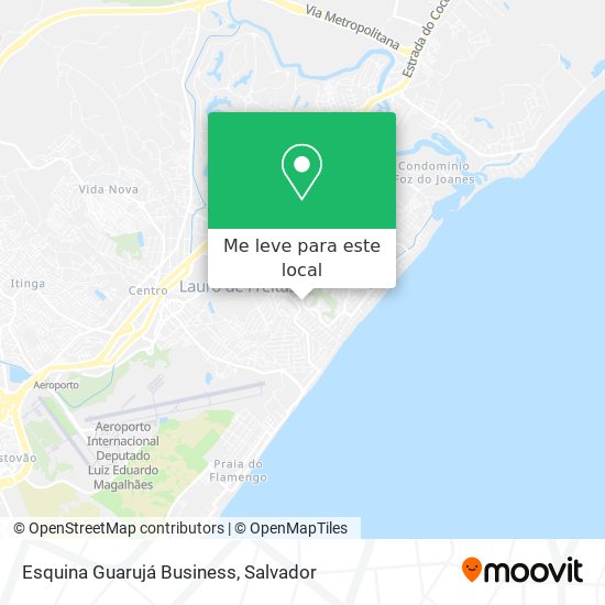 Esquina Guarujá Business mapa