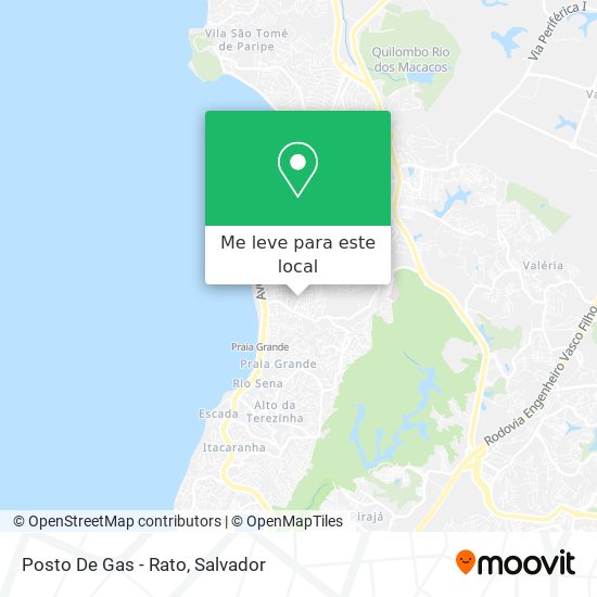 Posto De Gas - Rato mapa