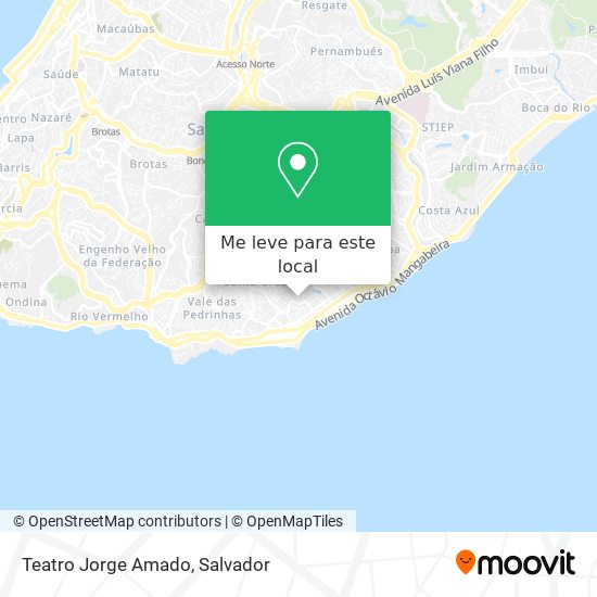 Teatro Jorge Amado mapa