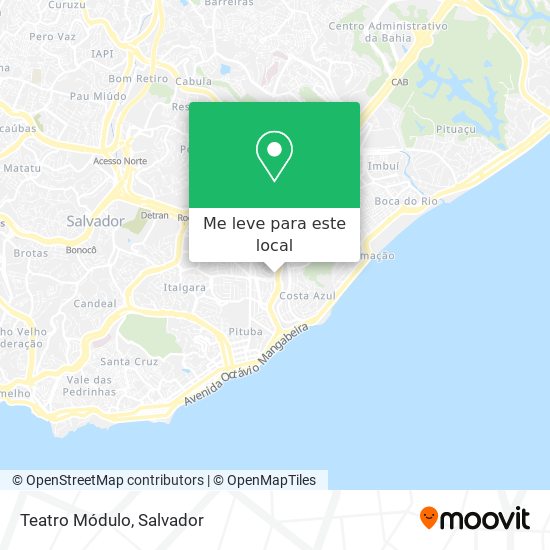 Teatro Módulo mapa