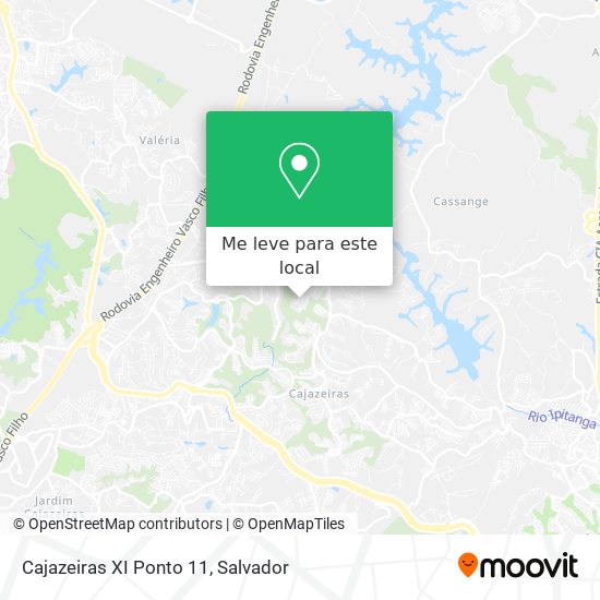 Cajazeiras XI Ponto 11 mapa