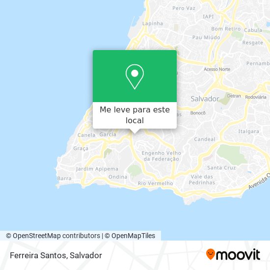 Ferreira Santos mapa