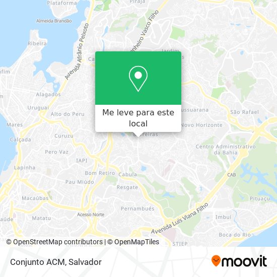 Conjunto ACM mapa